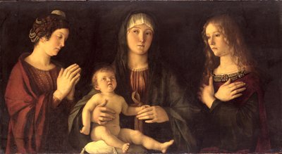 Madonna and Child with St. Mary Magdalene and St. Catherine by Giovanni Bellini